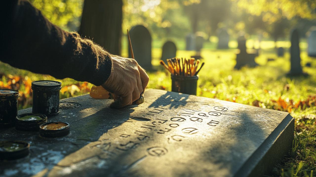 How to Choose the Best Paint to Enhance Tombstone Lettering: Essential Advice for Temperature and Humidity Conditions