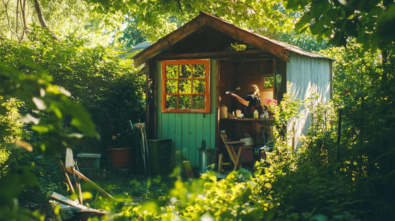 How to Repaint Wooden Garden Sheds Easily: Addressing Wood Rot and Decay First – A Stitch in Time Saves Nine